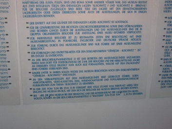 Auschwitzbesichtigung – Bild 49 von 95